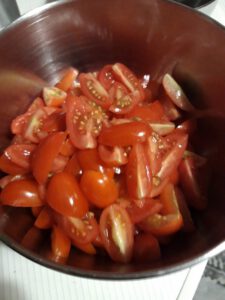 Tomaten für mein Bruschetta